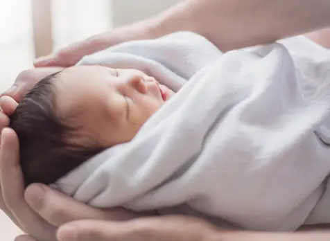 Sleeping newborn, supporting newborn sleep tips and gentle settling advice